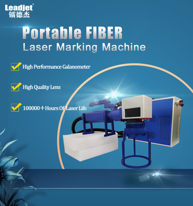 金属30Watt ISOの証明書のための光ファイバーレーザーの印機械ポータブル