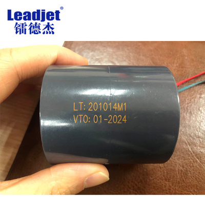 LeadjetのHDPEポリ塩化ビニールのPEの管繊維レーザーの印機械産業30Wオンライン繊維レーザーのコーダー
