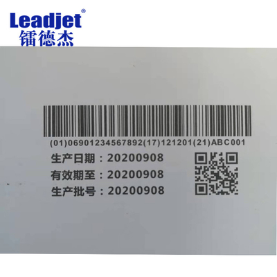Leadjetの紫外線可変的な印字機自動54mmの特性高さ